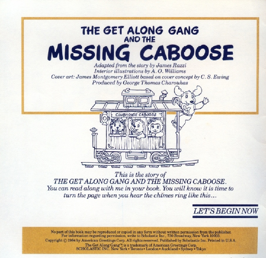The Get Along Gang and the Missing Caboose (02),绘本,绘本故事,绘本阅读,故事书,童书,图画书,课外阅读